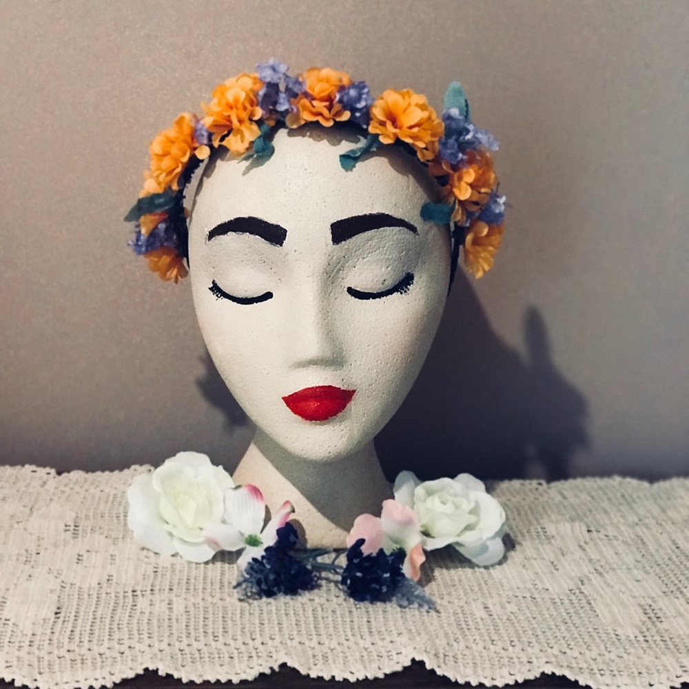 Handmade flower crown